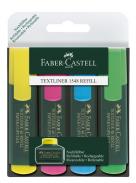 Komplet zakreślaczy Faber-Castell 48 4kol etui plastikowe 