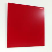 Tablica szklana magnetyczno-suchościeralna MEMOBE 45x45cm czerwona