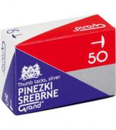 Pinezki GRAND 50szt srebrne