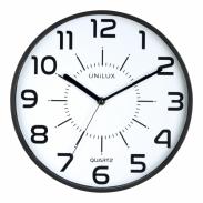 Zegar ścienny UNILUX POP 28,5cm czarny 
