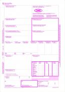 Międzynarodowy list przewozowy A-4 800-1 (1+3)