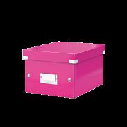 Pudełko do przechowywania A-5 LEITZ Click&Store Wow różowe 