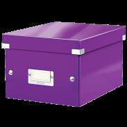 Pudełko do przechowywania A-5 LEITZ Click&Store Wow fioletowe 