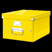 Pudełko do przechowywania A-4 LEITZ Click&Store Wow żółte
