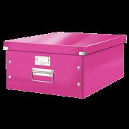Pudełko do przechowywania A-3 LEITZ Click&Store Wow różowe 