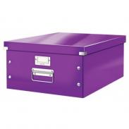 Pudełko do przechowywania A-3 LEITZ Click&Store Wow fioletowe 