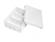 Pudełko do przechowywania z przegródkami LEITZ Click&Store Wow małe białe 