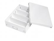 Pudełko do przechowywania z przegródkami LEITZ Click&Store Wow średnie białe 