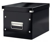 Pudełko do przechowywania uniwersalne LEITZ Click&Store Wow Cube L czarne