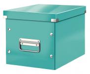 Pudełko do przechowywania uniwersalne LEITZ Click&Store Wow Cube M turkusowe 