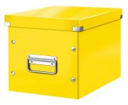 Pudełko do przechowywania uniwersalne LEITZ Click&Store Wow Cube M żółte 