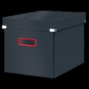 Pudełko do przechowywania w kształcie szcześcianu LEITZ Click&Store Cosy duże szare 