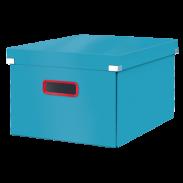 Pudełko do przechowywania LEITZ Click&Store Cosy średnie niebieskie 