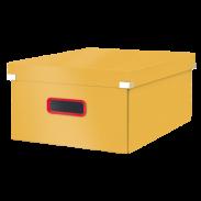 Pudełko do przechowywania LEITZ Click&Store Cosy duże żółte