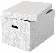 Pudełka do przechowywania ESSELTE duże 510x355x305mm białe (3szt)