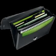 Teczka A-4 z 5 przegródkami LEITZ ReCycle czarna