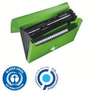 Teczka A-4 z 5 przegródkami LEITZ ReCycle zielona
