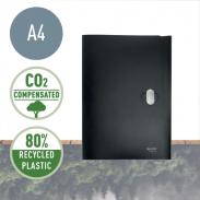 Teczka PP z 3 klapkami A-4 LEITZ Recycle z zapięciem czarna 
