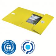 Teczka PP z 3 klapkami A-4 LEITZ Recycle z zapięciem żółta