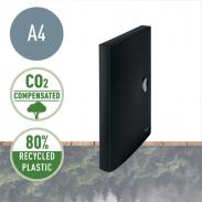 Teczka PP z 3 klapkami A-4 LEITZ Recycle z zapięciem czarna