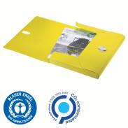 Teczka PP z 3 klapkami A-4 LEITZ Recycle z zapięciem żółta
