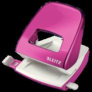 Dziurkacz LEITZ WOW 5008 do 30 kartek różowy