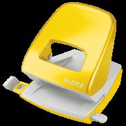 Dziurkacz LEITZ WOW 5008 do 30 kartek żółty