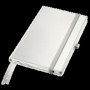 Notatnik A-5 80 kartek w kratkę w twardej oprawie LEITZ Style biały