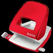 Dziurkacz LEITZ WOW 5008 do 30 kartek czerwony