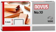 Zszywki NOVUS 10/5 (1000szt) miedziowane 
