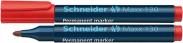 Marker permanentny SCHNEIDER Maxx 130 z okrągłą końcówką czerwony