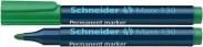 Marker permanentny SCHNEIDER Maxx 130 z okrągłą końcówką zielony