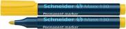 Marker permanentny SCHNEIDER Maxx 130 z okrągłą końcówką żółty