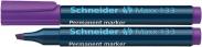 Marker permanentny SCHNEIDER Maxx 133 ze ściętą końcówką fioletowy