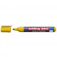 Marker suchościeralny EDDING 360 z okrągłą końcówką 1,5-3mm żółty