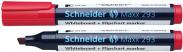 Marker suchościeralny Schneider MAXX 293 ze ściętą końcówką czerwony 