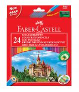Kredki ołówkowe FABER-CASTELL Zamek 24 kolory 