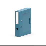 Segregator A-4 70mm MOXOM New Binder szaroniebieski