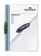 Skoroszyt A-4 z klipem DURABLE Swingclip do 30 kartek zielony