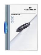 Skoroszyt A-4 z klipem DURABLE Swingclip do 30 kartek niebieski