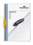 Skoroszyt A-4 z klipem DURABLE Swingclip do 30 kartek żółty