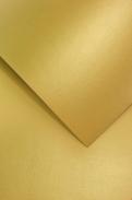 Papier ozdobny - karton A4 220g Iceland Antyczne Złoto (op=20ark) 