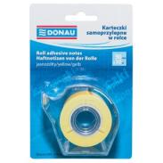 Notes samoprzylepny w rolce 50mmx10m DONAU żółty 