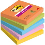 Notes samoprzylepny 76x76mm 5x90kart POST IT Super Sticky Boost