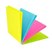 Notes samoprzylepny 76x76mm 4x25kart STICK'N neon mix 