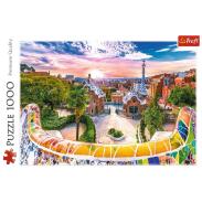 Puzzle TREFL 1000 elementów Zachód Słońca nad Barceloną