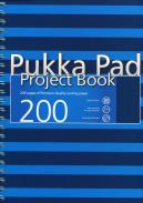 Kołozeszyt A-4 100 kartek w kratkę Pukka Pad 5 przekładek Navy