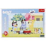 Puzzle TREFL 100 elementów Wesoły świat Bluey