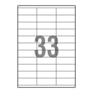 Etykiety samoprzylepne 70x25,4=33 BIURO PLUS op=100 ark 