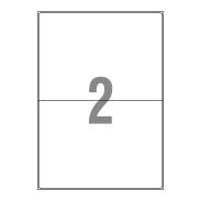 Etykiety samoprzylepne 210x148=2 BIURO PLUS op=100 ark 
